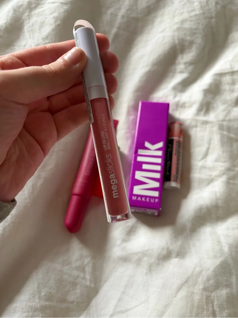 Makeup Lip Set with Bright Pink & Raspberry Shades